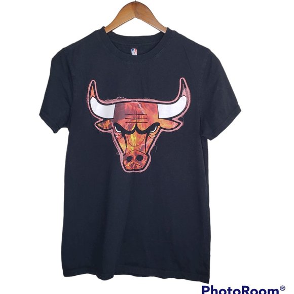 NBA Other - ⭐️Chicago Bulls basketball graphic print crew t-shirt black size small